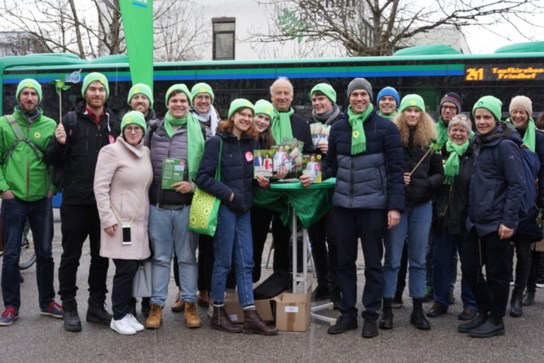 (Wahl)Kreistour der jungen Grünen mit Zwischenstopp in Taufkirchen