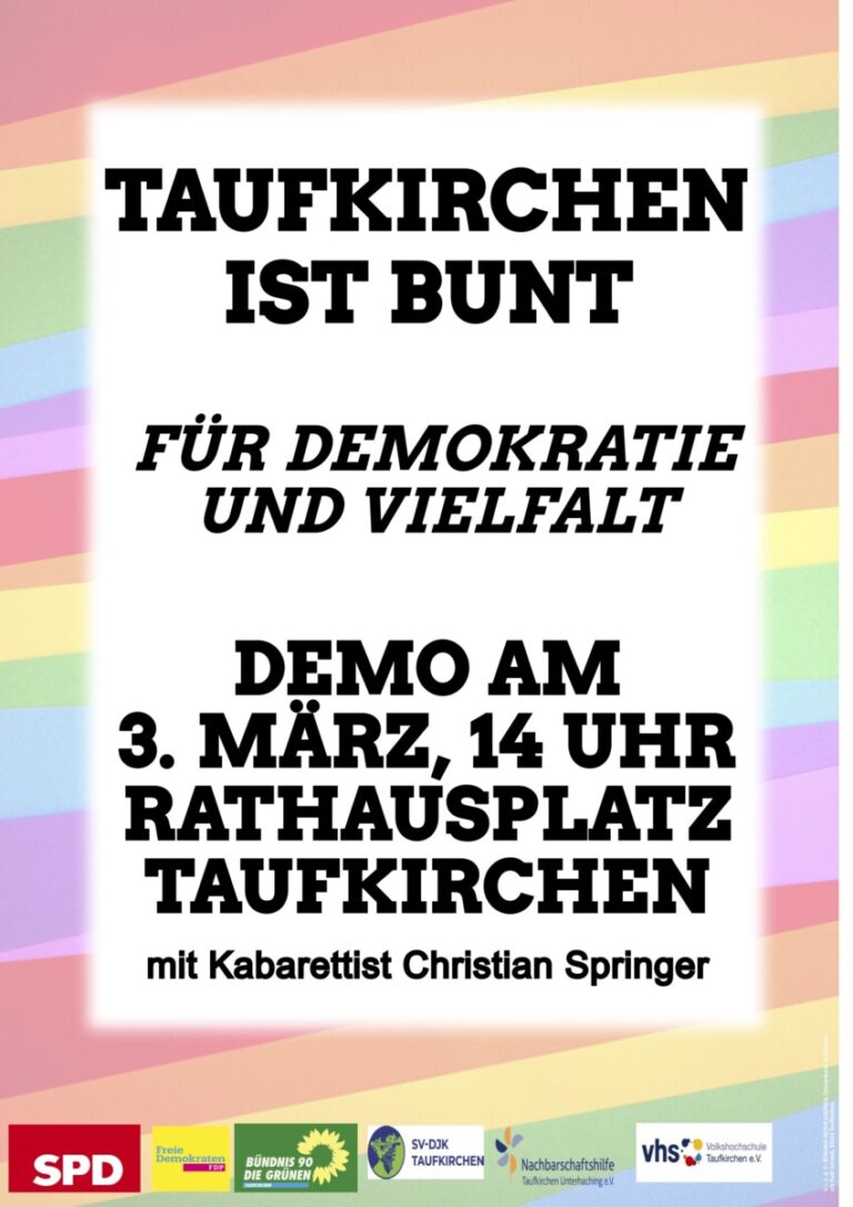 Taufkirchen ist bunt