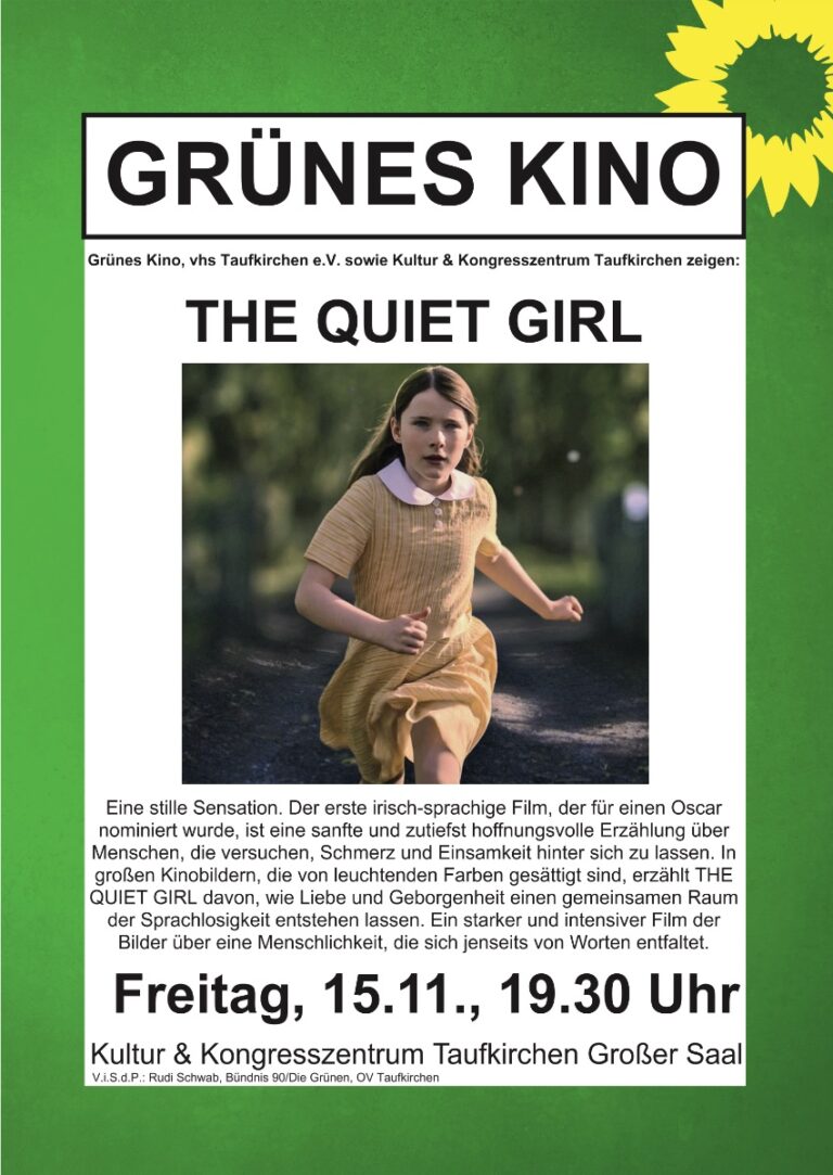 Grünes Kino: „The Quiet Girl“