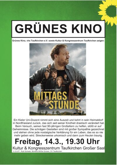 Grünes Kino: "Mittagsstunde"