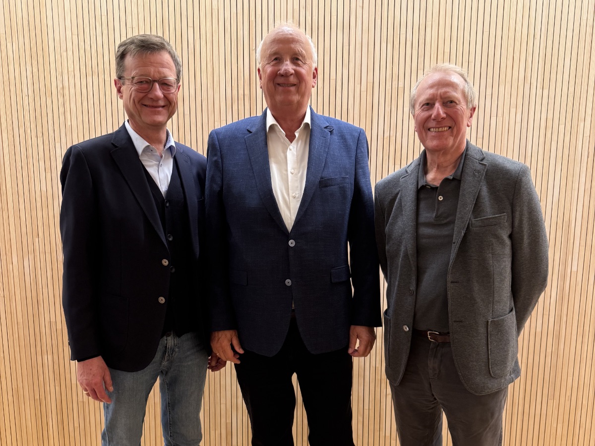 Bürgermeisterkandidat Christoph Nadler mit den Referenten Hep Monatzeder und Christian Hierneis